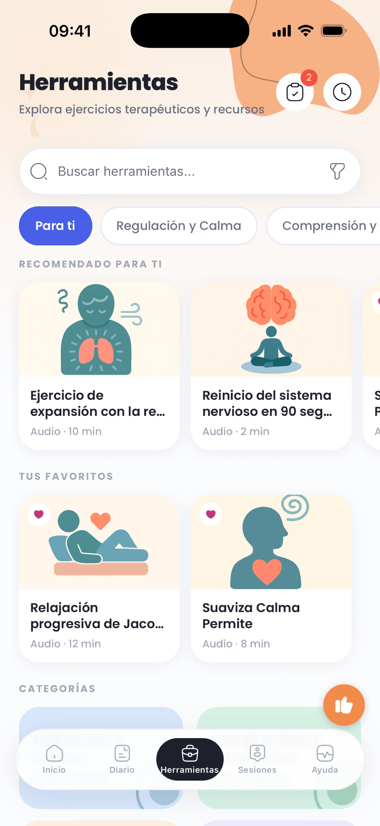 Apoyo emocional diario en tu app