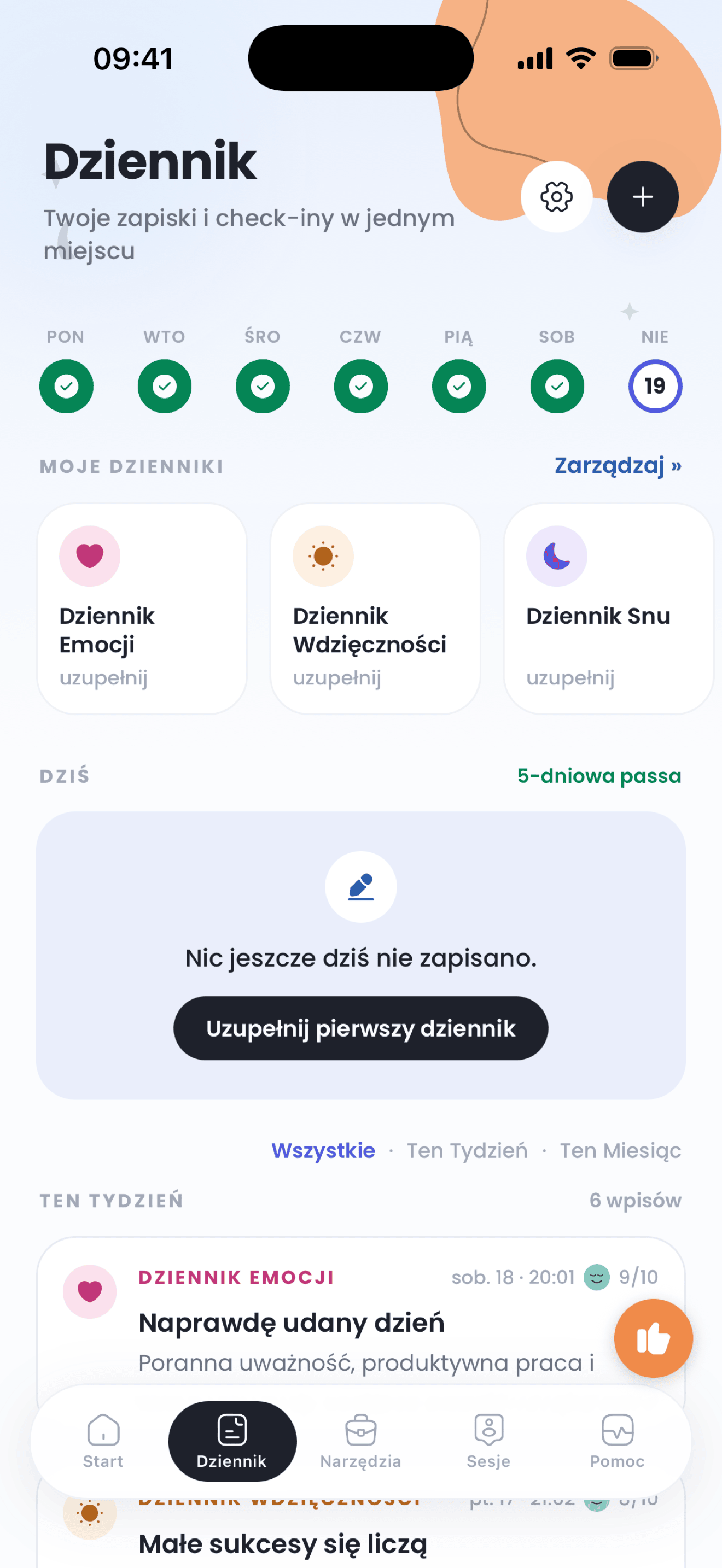 Codzienne wsparcie psychiczne w Twojej aplikacji